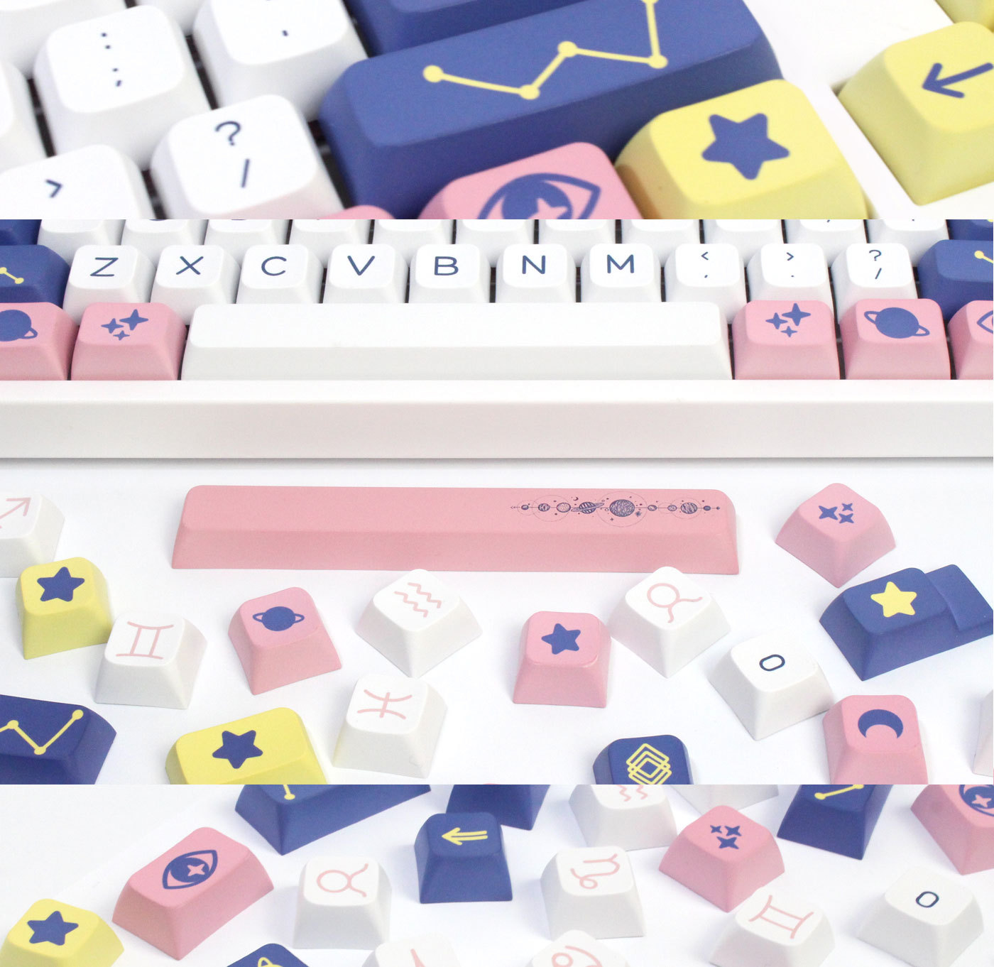 Tastensatz-Constellation-Theme-PBT-Keycap-Set-XDA-Profile-Sublimation-DIY-Custom-Keycaps-fuumlr-mech-1975169-6